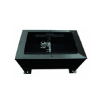 AST DISPENSER PEDESTAL, 2 STABILIZER BARS, GASBOY